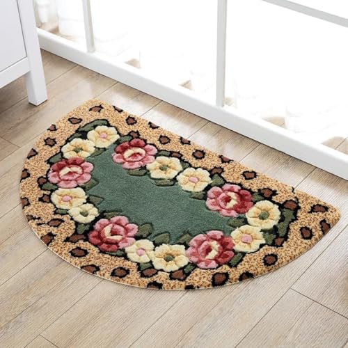 【人気商品】50x80cm半円形です玄関マット 屋内 Amazon｜玄関マット 半円 半円形マット 北欧 屋外 屋内 室内